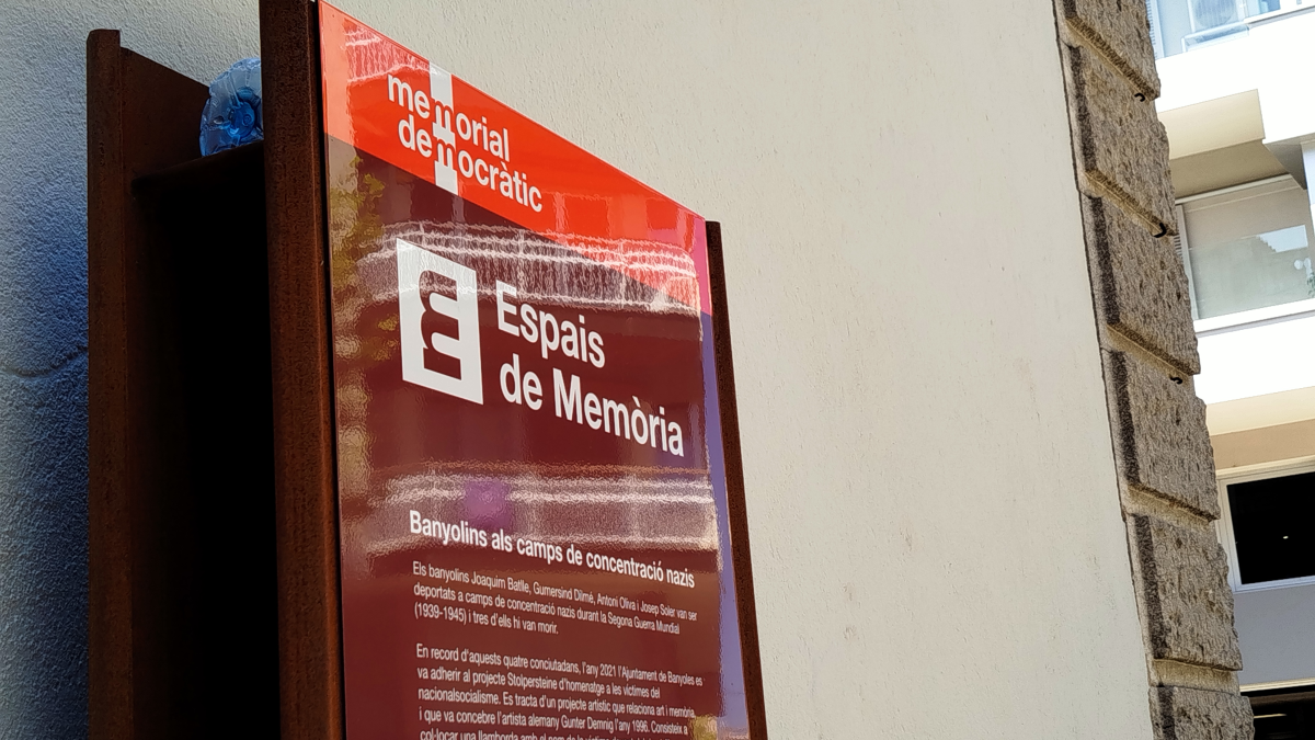 Des de l'adhesió a la Xarxa s'han inaugurat sis espais de memòria a la ciutat.